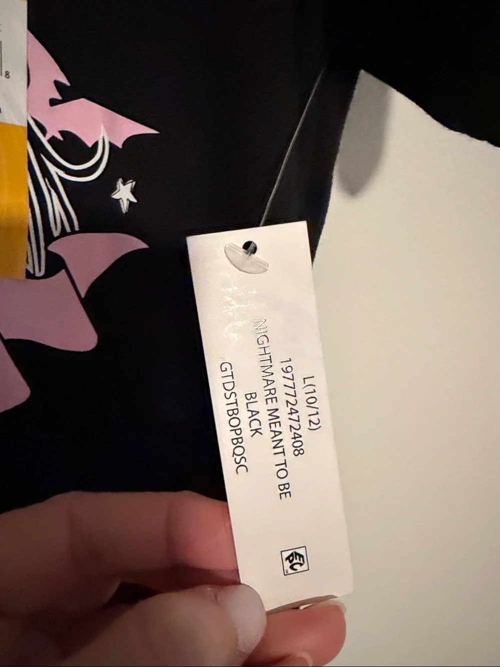 Disney Kids Black 'Meant To Be' Graphic Tee with Pink Accents